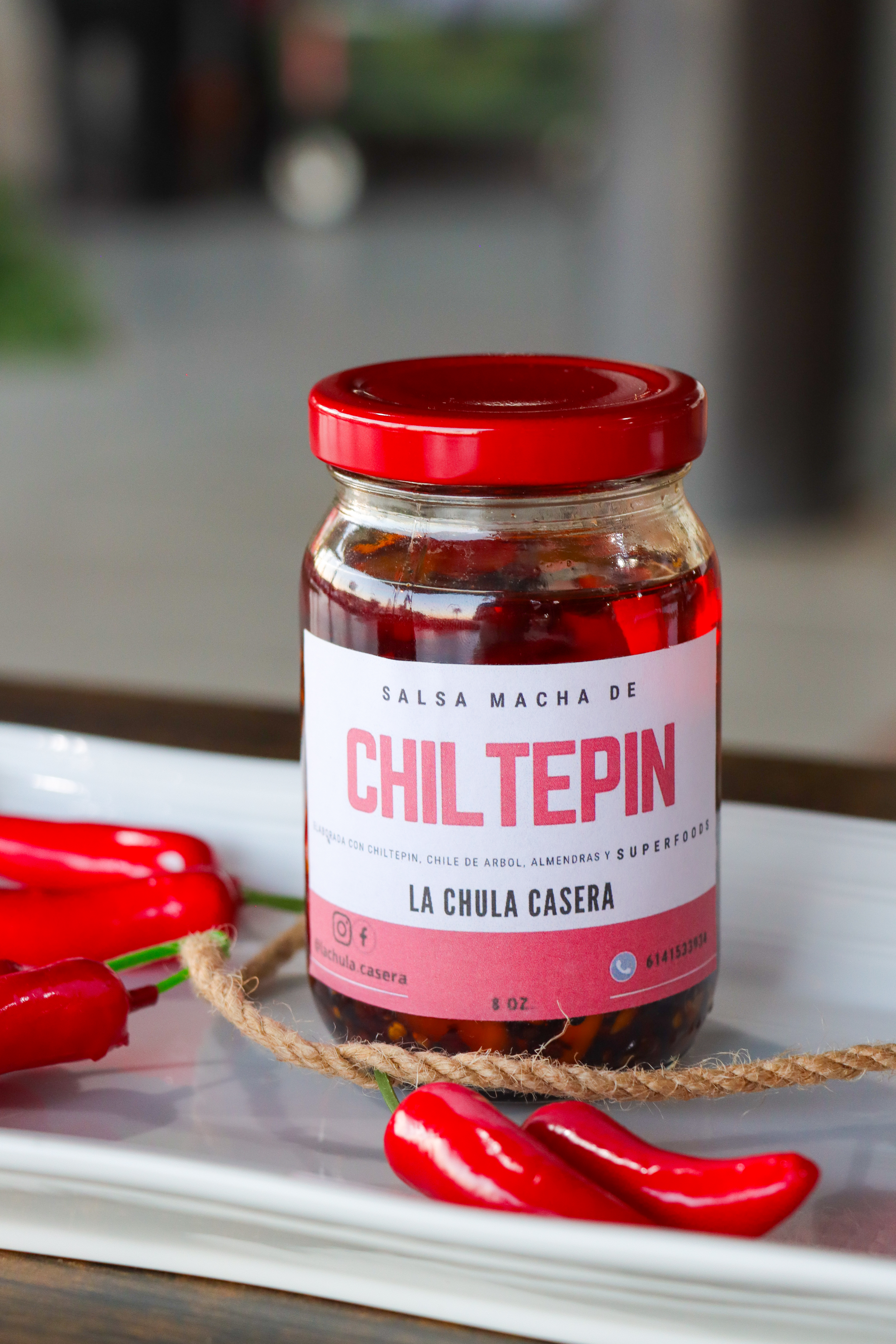 Salsa Macha Chiltepin