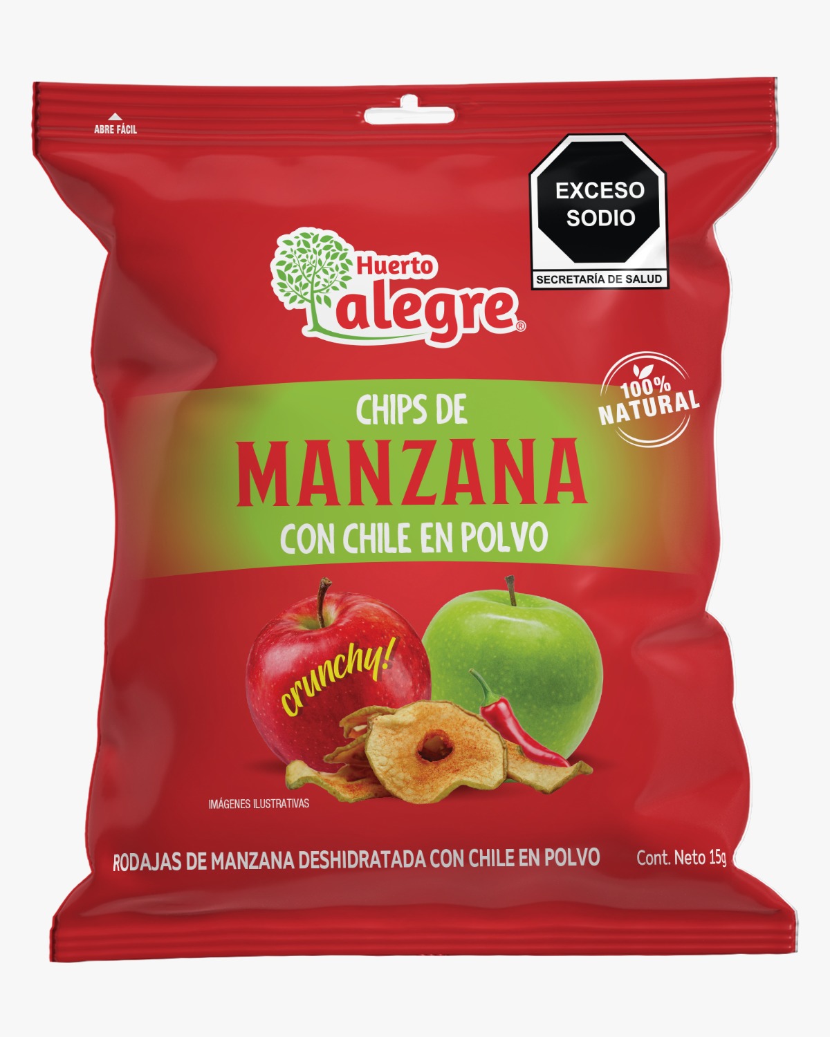 Chips de Manzana con chile 